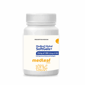 Medleaf Softgels+  25mg CBD and 5mg each CBC and CBG