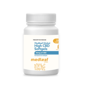 Medleaf CBD25mg x120 Softgels.